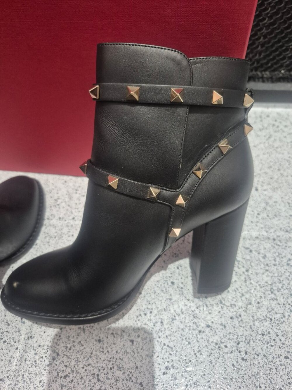 Valentino Rockstud Ankle Boots - Picture 14 of 16